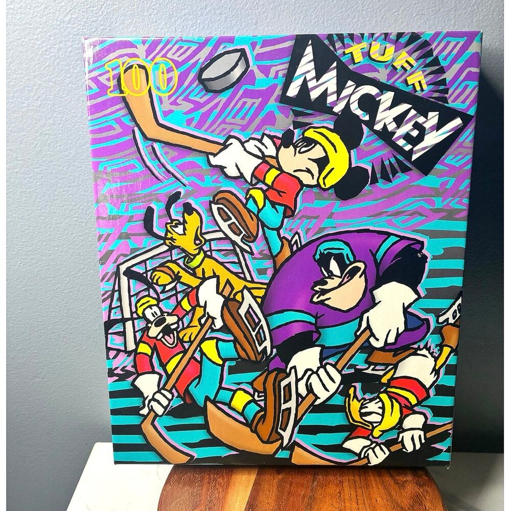 Vintage Disney Mickey Hockey Puzzle 100 Piece Tonka Parker Brothers Sealed